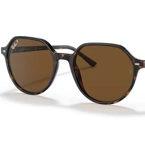 Ray-Ban Polarized Thalia Sunglasses Polished Havana